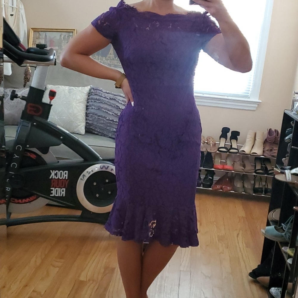 Purple Lace Dress 💜